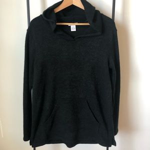 Honey & Lace (Piphany) Solid Black Hoodie, Medium